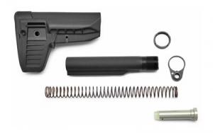 Bravo Company, BCMGUNFIGHTER Mod 1 Stock Kit, SOPMOD (Widebody), Receiver Extension, Quick Detach End Plate, Lock Nut, Action Spring, Carbine Buffer, Black Finish BCM-GFSK-MOD1-SPMD-BLK