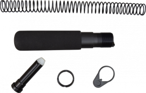 Pistol Buffer Tube, Spring, Buffer, Plate, Castle Nut AR-15 .223 Kit - MNTLU05B 812530025305