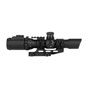 Trinity Force Assault 1-4x28 V2 Scope, Black, Mil Dot Reticle, SR11S1428BH-V2 SR11S1428BHV2