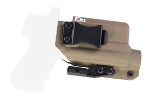 FDO Industries The Pyre Lightbearing IWB Kydex Holster for Glock 19/19X/32/45 w/Streamlight TLR1 w/claw and Optic cut, Flat Dark Earth, 0792
