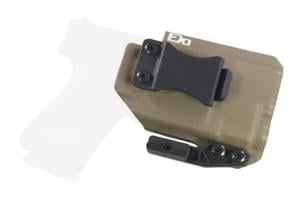 FDO Industries The Pyre Lightbearing IWB Kydex Holster for Glock 17/22/31 w/Streamlight TLR7 w/claw and Optic cut, Flat Dark Earth, 3199