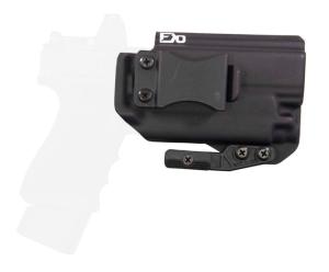 FDO Industries The Pyre Lightbearing IWB Kydex Holster for Glock 17/22/31 w/Olight PL-Mini 2 w/claw and Optic cut, Black, 3205