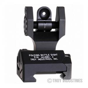 Troy Folding Rear Tritium Sight Black FBSRTBT00