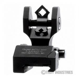 Troy Folding Rear Di-Optic Sight Tritium Black SSIGFBSTTBT00