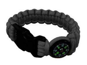UST Survival Compass Bracelet, Black 20-295-345-E5 812713013228