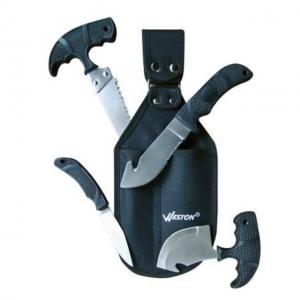 Weston Products Field Knife Set, 4-Piece, Black, 83-7101-W