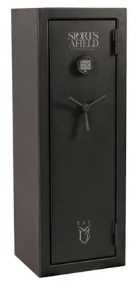 Sports Afield Tac LZ Gun Fireproof E-Lock 6+2 Gun Safe Black Matte SA5520LZ SA5520LZ