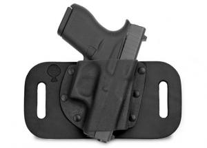 CrossBreed Holsters Snapslide OWB Holster S&W Shield 9/40 RH, Black Cowhide, SSH-R-2501-X-CB SSHR2501XCB