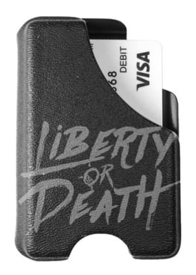 Mission First Tactical Boltraron Wallet, Liberty Or Death, D-W-8-LD