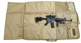 VISM 48in Soft Rifle Case/Shooting Mat w/ PALS Webbing - Tan CVSM2913T CVSM2913T
