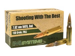 IMI Ammunition 7.62x51mm NATO 150 Grain M80 Full Metal Jacket - 648205 100319940US (50)
