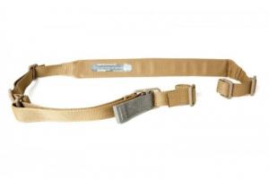 Blue Force Gear Vickers Padded Push Button Sling w/Nylon Adjuster and Hardware, Coyote Brown, VCAS-PB-200-AA-CB VCASPB200AACB