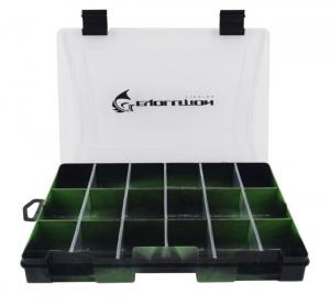 Evolution Outdoor 3600 Fishing Drift Series Colored Tackle Tray, Green/Black, 3600, 36004-EV