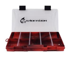Evolution Outdoor Drift Series 3500 Colored Tackle Tray, Red/Black, 3500, 35018-EV 35018EV