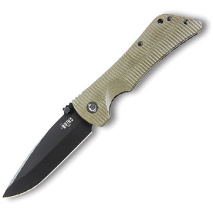 Southern Grind Knives 20380 Bad Monkey Drop Point Black