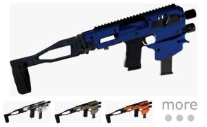 CAA Gen 2 Micro Conversion Kit for Glock 43/43x/48, w/ TAC Compartment, Tungsten, MCK43/48GEN2TUTAC