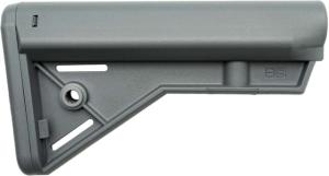 B5 Systems Fixed Bravo Stock, Mil-Spec Size, Wolf Grey, BRC-1445 BRC1445