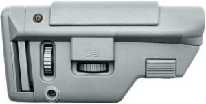 B5 Systems Long Collapsible Precision Stock, Wolf Grey, CPS-1484 814927023123