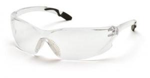 Pyramex Achieva Safety Glasses, Pink Temples, Clear Lenses SP6510S