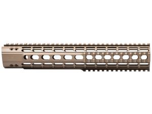 Aero Precision Gen 2 Enhanced Quad Rail AR15 Handguard - FDE Cerakote | 12" | w/ Bar Barrel Nut