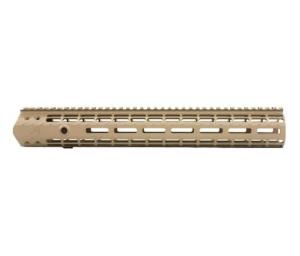 Aero Precision M5 (.308) Enhanced M-LOK Handguard, Gen 2 w/ BAR Barrel Nut - FDE - 15"