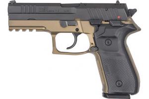 FIME Group Rex Zero 1S 10S Semi Auto Pistol 9mm Luger 4.3" Barrel 10 Rounds Metal Frame FDE