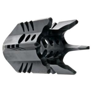 Tiger Rock Booster Flash Hider, AR-15, 1/2x28 Thread Pitch, Black, Small, MBK42# 815757027404