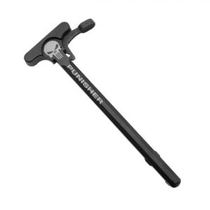 Tiger Rock AR-15 Tactical Charging Handle Oversized Latch w/ Punisher Engraving, Black, Small, CH-LATCH05-P 815757028128