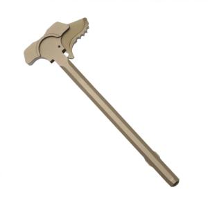 Tiger Rock AR-15 Tactical BAT Style Charging Handle w/ Oversized Latch Non-Slip, Tan, Small, CHBS223-T CHBS223T