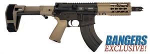 DIAMONDBACK FIREARMS DB15*Pistol 762x39 7" FDE 6"RailW/MaxCQB DB15P47FDE7M