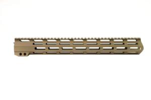 Aim Sports AR-15 Free Float M-LOK Handguard - FDE - 15"