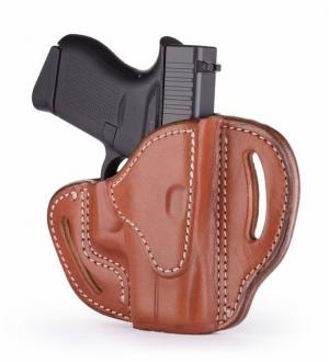 1791 Gunleather BH2.1- Open Top Multi-Fit Belt Holster 2.1, Glock 17/19, FN FNS-9, Ruger SR9, Right Hand, Signature Brown, Size 2.1, BH2.1-SBR-R 816161020371