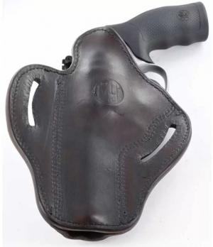1791 Gunleather RVH2- K-Frame Revolver Holster, Right Hand, Stealth Black, Size 2, RVH-2-SBL-R RVH2SBLR