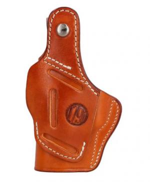 1791 Gunleather BHT3- Open Top Multi-Fit Thumb Break Holster, S&W MP9/MP40, Taurus PT111, Right Hand, Classic Brown, Size 3, BHT-3-CBR-R 816161021309