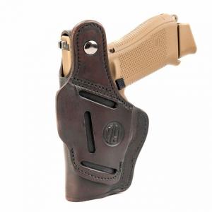 1791 Gunleather BHT3- Open Top Multi-Fit Thumb Break Holster, S&W MP9/MP40, Taurus PT111, Right Hand, Signature Brown, Size 3, BHT-3-SBR-R 816161021514