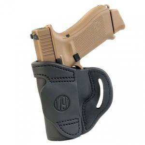 1791 Gunleather BL1P Belt Slide Holster, Colt Defender, Glock 25/27, Taurus G2c, Right Hand, Stealth Black, Size 3, BL1P-3-SBL-R