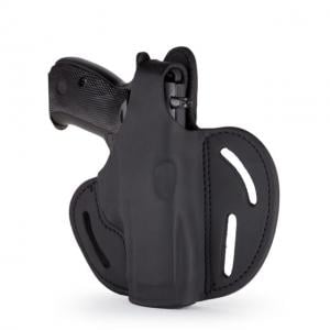1791 Gunleather BHX Thumb Break Compact Belt Holster, H&K 45c/P2000, Springfield XDMc, Left Hand, Stealth Black, Size 5S, BHX-5S-SBL-L
