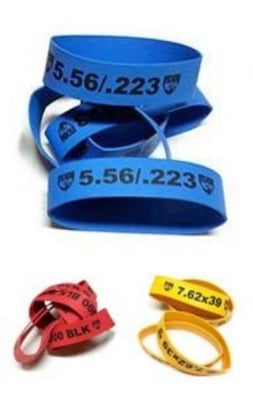 Faxon Firearms Faxon Magazine Marker Bands, 7.62x39, Yellow, FX762MB FX762MB