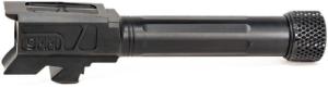 Faxon Firearms Match Series Glock 43 Threaded Barrel, 9mm Caliber, 416-R Stainless Steel, Nitride, Black, GB910N43SGQ-T 816341025936