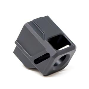 Faxon Firearms EXOS-523 Pistol Compensator, Glock 43, 9mm, Black, FF-P-A-COMP-SS-G-01 FFPACOMPSSG01