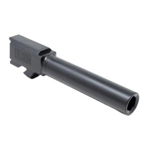 Faxon Firearms Non-Fluted Match Series Pistol Barrel, Glock 19, 9mm, 1-10 Twist, 1/2x28 TPI, 416-R Stainless Steel, Salt Bath Nitride, Black, GB910N19NGQ-N GB910N19NGQN