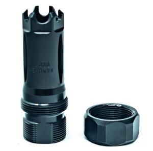 FAXON MUZZLOK SS PLAN B FLASHHIDER 5/8X24 .375" BORE FFMDPBFH02