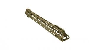 Timber Creek Outdoors Enforcer Ultra Light Handguard, M-LOK, 15in, Burnt Bronze, M UL E15 HG BB