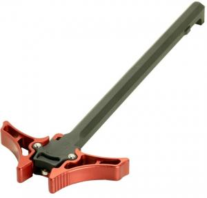 Timber Creek Outdoors Enforcer AR-10 Oversized Ambidextrous Charging Handle for AR10/308 Platform, Red, AR10 Ambi CH R AR10AmbiCHR