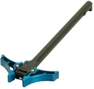 Timber Creek Outdoors Enforcer AR-10 Oversized Ambidextrous Charging Handle for AR10/308 Platform, Blue, AR10 Ambi CH B 816397025645