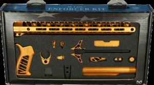 Timber Creek Outdoors TCO Enforcer Complete Build Kit for AR-15, M-LOK, Ambidextrous, Orange, Enforcer Kits OA EnforcerKitsOA