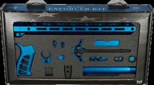 Timber Creek Outdoors TCO Enforcer Complete Build Kit for AR-15, M-LOK, Ambidextrous, Blue, Enforcer Kits B EnforcerKitsB