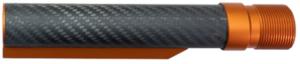 Timber Creek AR Carbon Fiber Buffer Tube, Orange Anodized, AR CF BT OA
