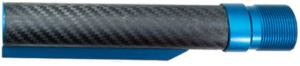 Timber Creek AR Carbon Fiber Buffer Tube, Blue, AR CF BT B