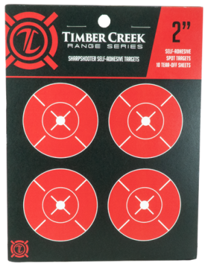 Timber Creek 2in Self-Adhesive Targets, 10-Sheet Booklet, S2 ST